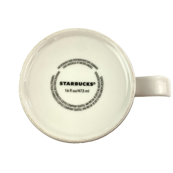 2012 Starbucks Canada Leaf Mug 16 oz - Picture 6 of 7